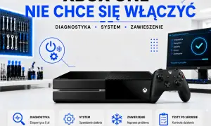 Konsola Xbox One nie chce się włączyć? Diagnostyka systemu, naprawa zawieszenia i testy po serwisie. Ekspertyza 0 zł.