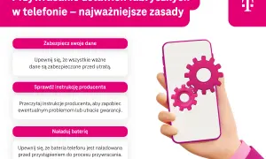Przygotowanie telefonu do przywracania ustawień fabrycznych: zabezpiecz dane, sprawdź instrukcję, naładuj baterię.
