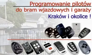 Programowanie pilotów do bram wjazdowych i garaży w Krakowie. Różne modele pilotów, dowiedz się, jak zaprogramować pilot do bramy.