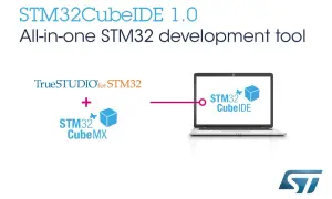 STM32CubeIDE 1.0, zintegrowane narzędzie do tworzenia oprogramowania STM32, łączy TrueSTUDIO i STM32CubeMX.