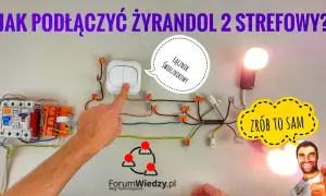 Jak podłączyć żyrandol 5 żarówek do 2 kabli? Zrób to bezpiecznie!