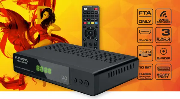 Szukasz idealnego dekodera do telewizji naziemnej? Ariva 160 Combo to Twój wybór! Odbieraj kanały DVB-S2+T2 w Full HD, korzystaj z usług internetowych i ciesz się doskonałą jakością obrazu.