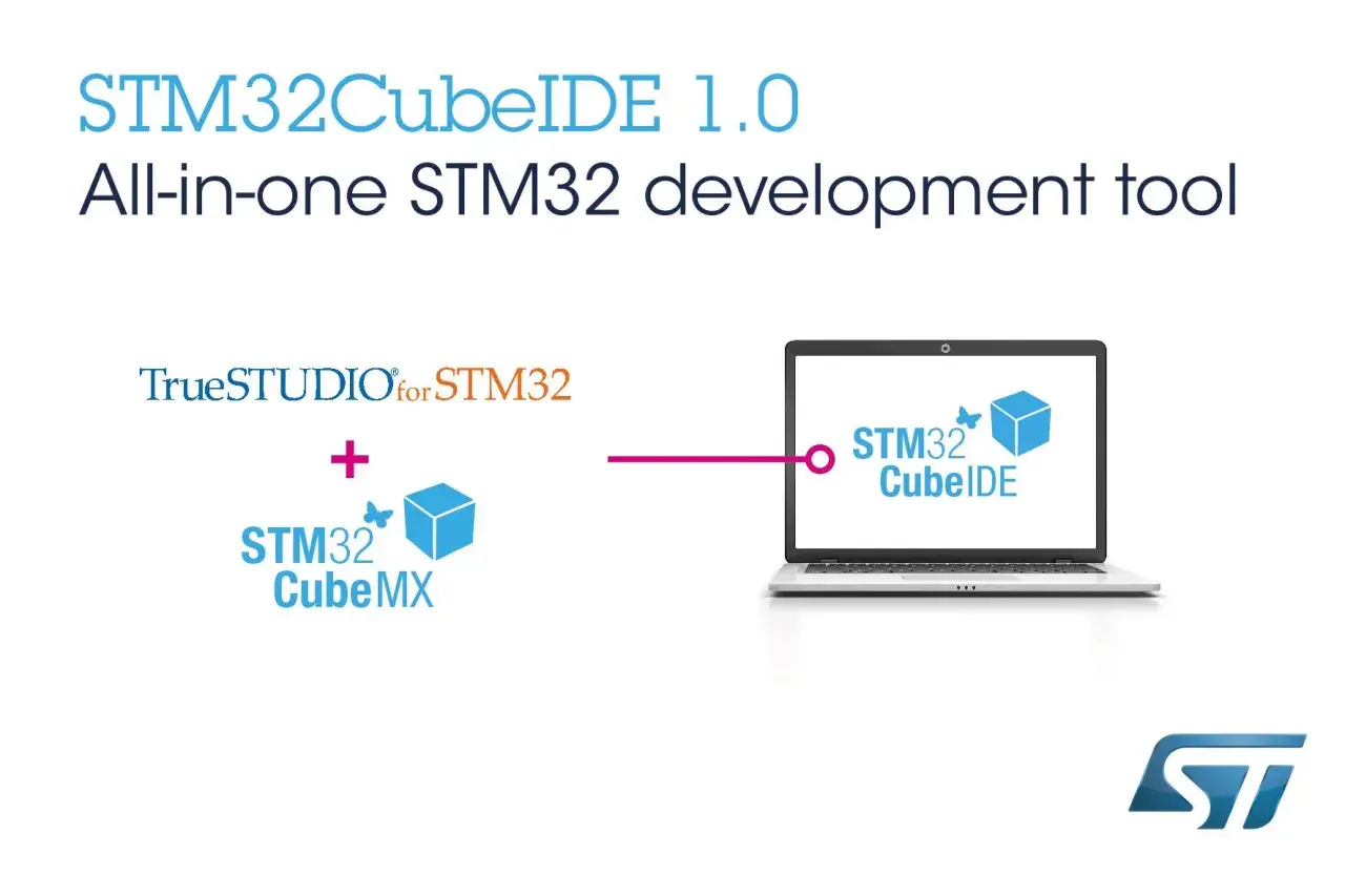 STM32CubeIDE 1.0, zintegrowane narzędzie do tworzenia oprogramowania STM32, łączy TrueSTUDIO i STM32CubeMX.