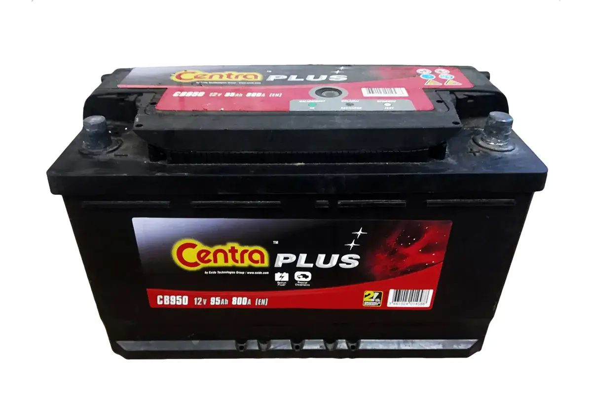 Akumulator Centra PLUS CB950 12V 95Ah 800A. Idealny do skupu akumulatorów, cena za kg atrakcyjna.