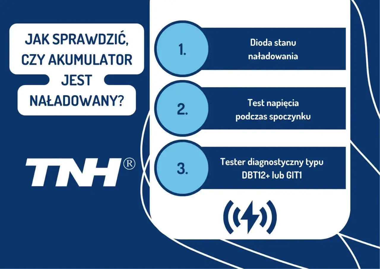 Jak sprawdzić, czy akumulator jest naładowany? Metody: dioda, test napięcia podczas spoczynku, tester diagnostyczny.