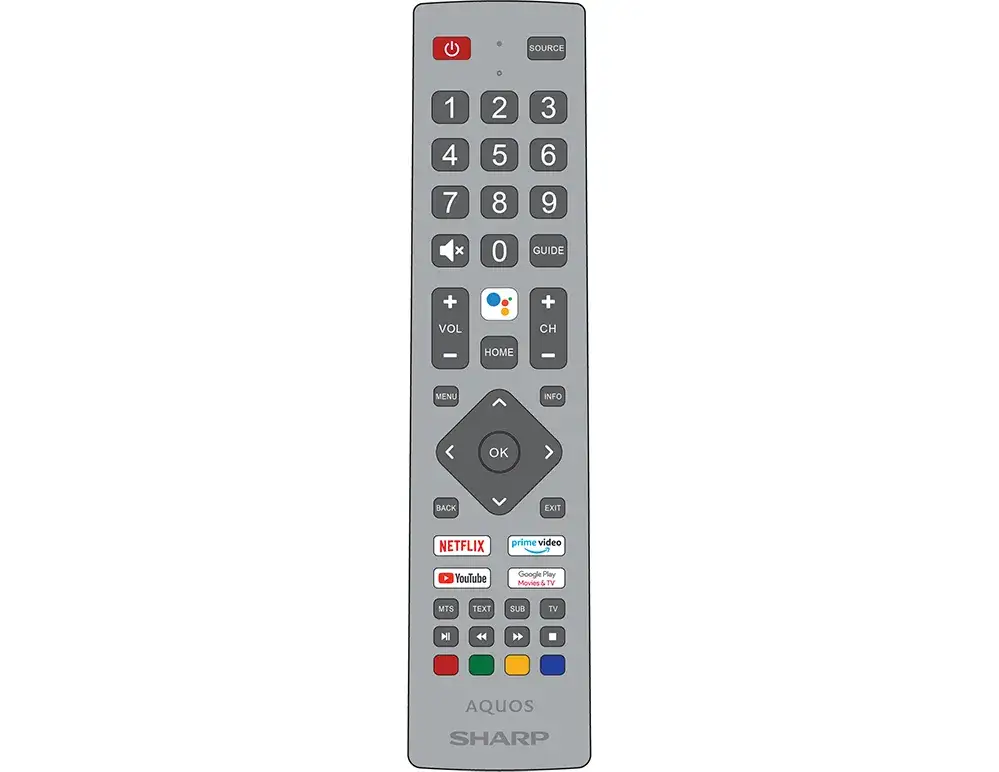 przycisk sub na pilocie telewizora