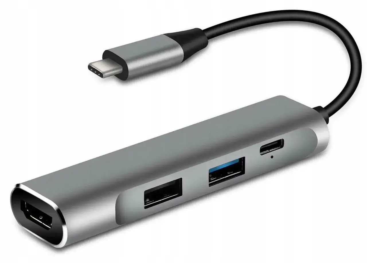 Kabel USB-C do HDMI vs adapter hub