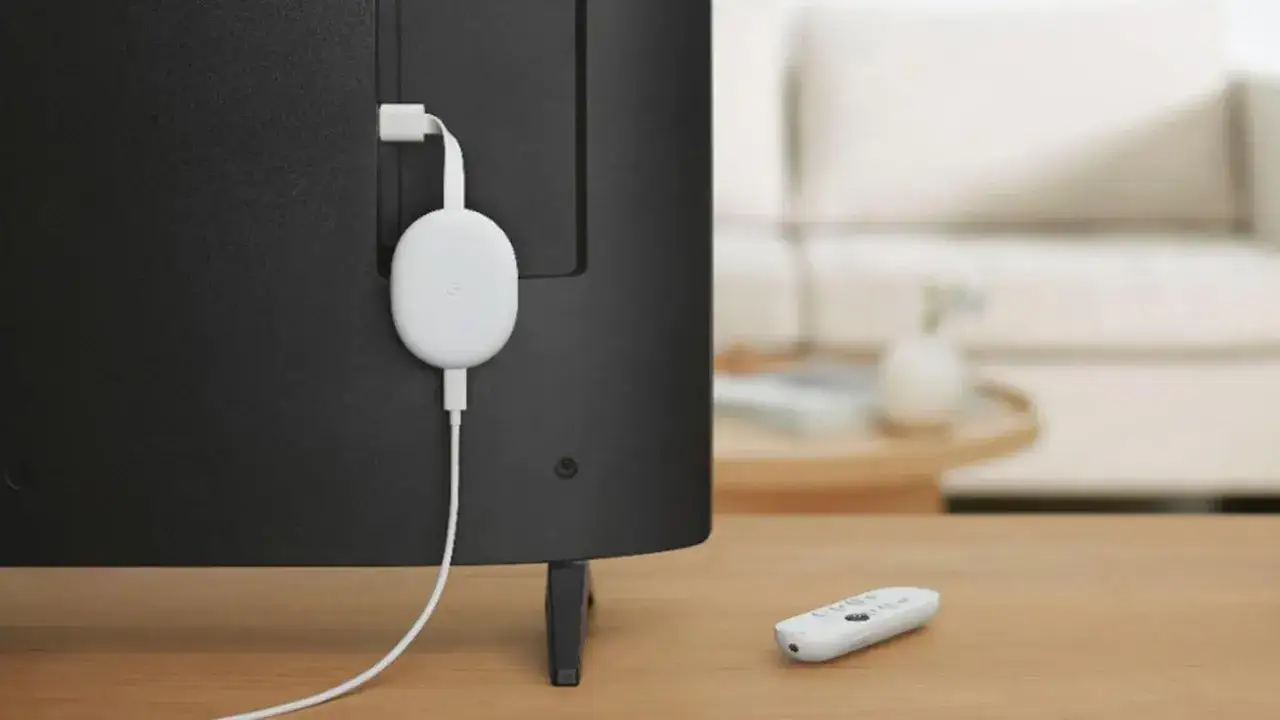 chromecast podłączony do telewizora